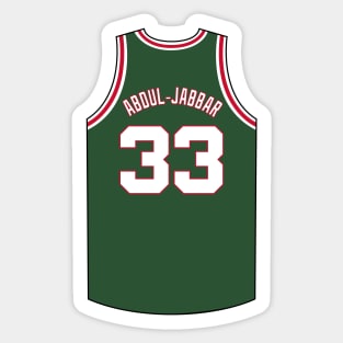 Kareem Abdul Jabbar Milwaukee Jersey Qiangy Sticker